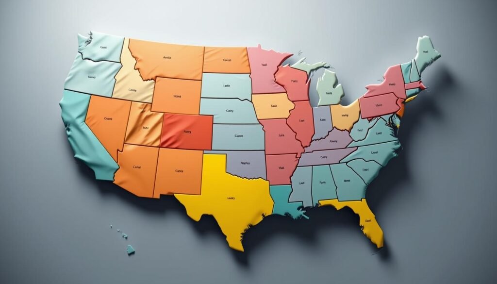 US car insurance rates map